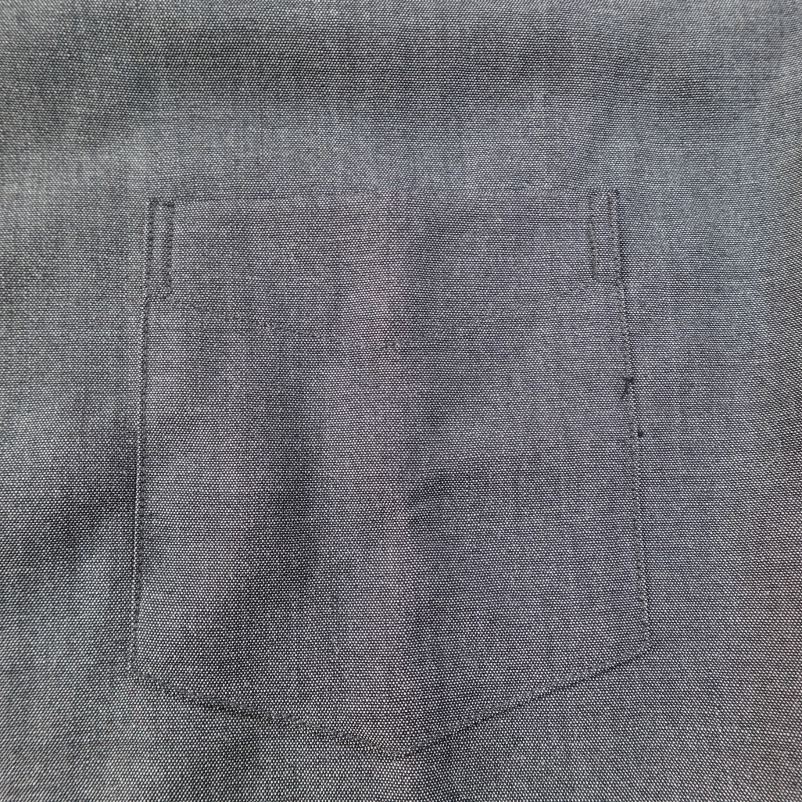 Wool & Prince Merino Wool Dress Shirt Mens Xxl Tall Gray Button Down Performance — image 3 of 8